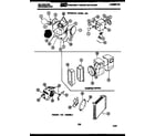 Kelvinator FSK190EN1W refrigerator control assembly, damper control assembly and f diagram