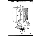 Kelvinator FSK190EN0D system and automatic defrost parts diagram