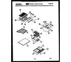 Kelvinator TSK160EN0F shelves and supports diagram