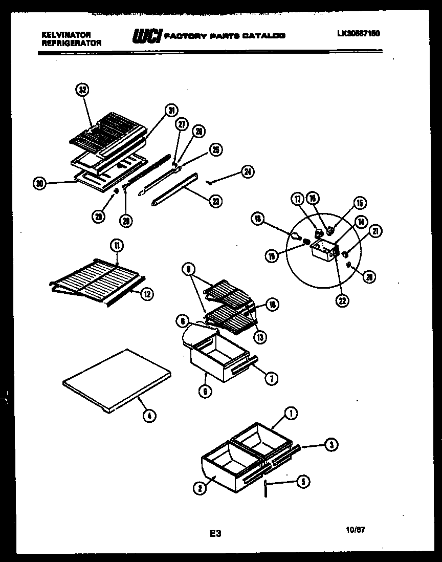 Shelves and supports