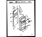 Kelvinator TMK180EN0D door parts diagram
