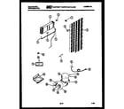 Kelvinator TMK180EN0D system and automatic defrost parts diagram
