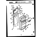 Kelvinator TMK160EN0V door parts diagram