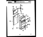 Kelvinator TPK180EN0V door parts diagram