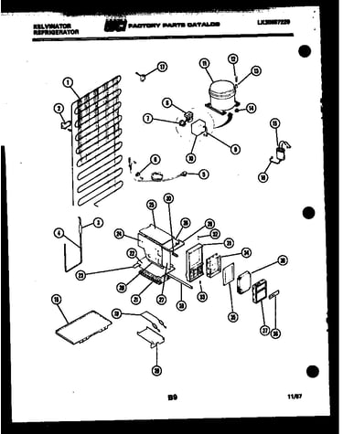 System and automatic defrost parts