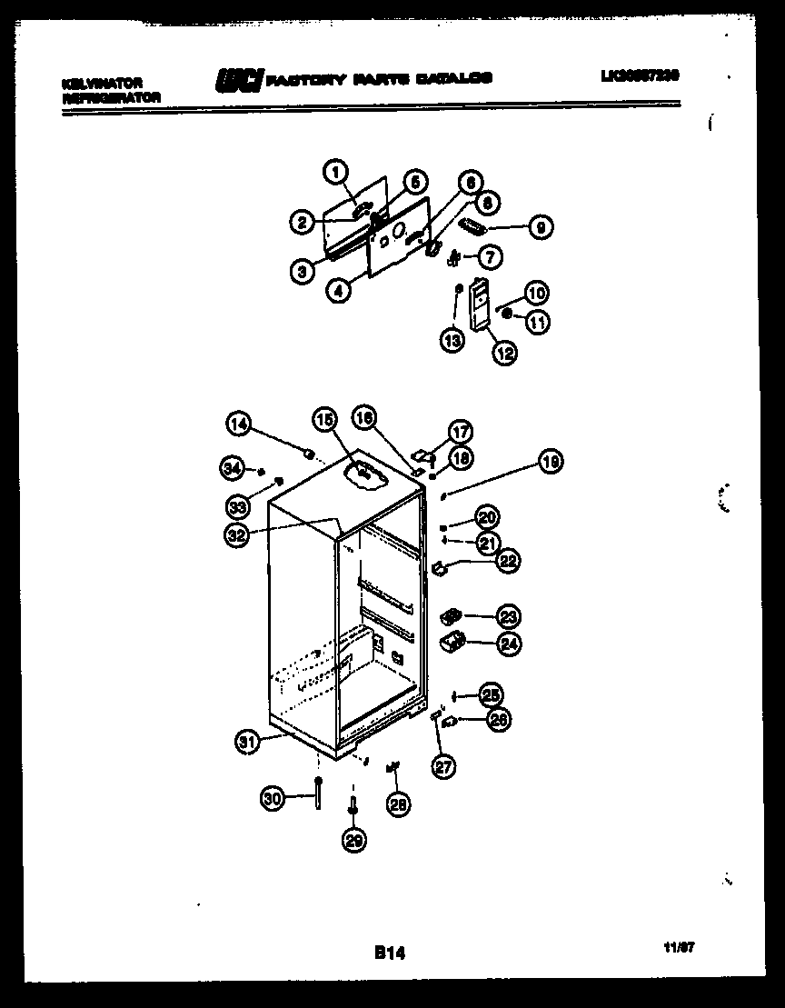Cabinet parts