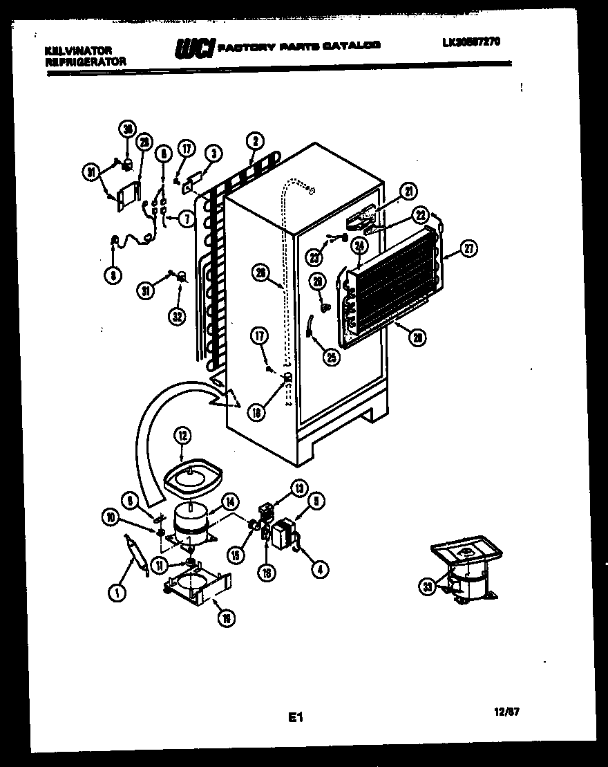 SYSTEM AND AUTOMATIC DEFROST PARTS