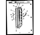 Kelvinator FPK190EN1V freezer door parts diagram