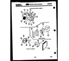 Kelvinator FPK190AN5V refrigerator control assembly, damper control assembly and f diagram