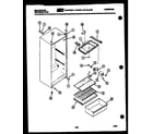 Kelvinator SSX130EM0T cabinet parts diagram
