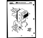 Kelvinator TPK160BN4D system and automatic defrost parts diagram