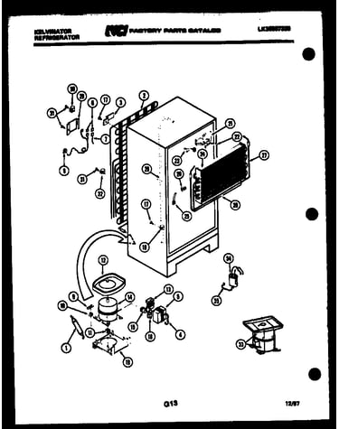 System and automatic defrost parts