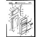 Kelvinator TMK206EN1D door parts diagram