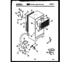 Kelvinator TMK206EN1V system and automatic defrost parts diagram