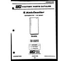 Kelvinator TSK140EN0F cover page diagram