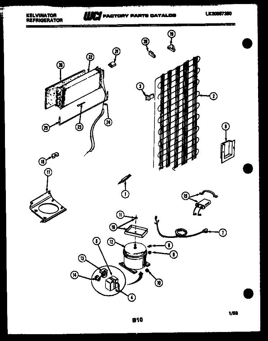 SYSTEM AND AUTOMATIC DEFROST PARTS