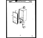 Kelvinator UFP160DM3W cabinet parts diagram