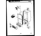 Kelvinator UFS160DM2W cabinet parts diagram