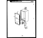 Kelvinator UFP160DM1W cabinet parts diagram