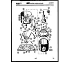 Kelvinator AW700C1W tub detail diagram