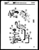 Pump, water valve, water inlet