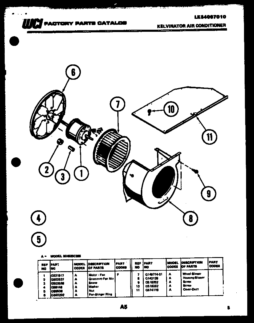 Air handling parts
