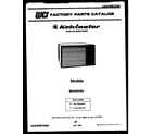 Kelvinator M528D2SA front cover diagram