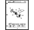 Kelvinator M528D2SA air handling parts diagram
