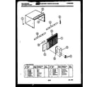 Kelvinator SH310D1QA cabinet parts diagram