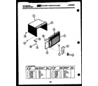 Kelvinator SH206D1QA cabinet parts diagram