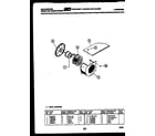 Kelvinator MH525D2SA air handling parts diagram