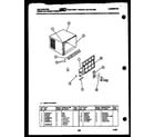 Kelvinator SH418D2SA cabinet parts diagram
