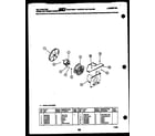 Kelvinator SH418D2SA air handling parts diagram