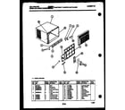 Kelvinator M421D2SA cabinet parts diagram
