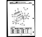 Kelvinator M421D2SA cabinet parts diagram