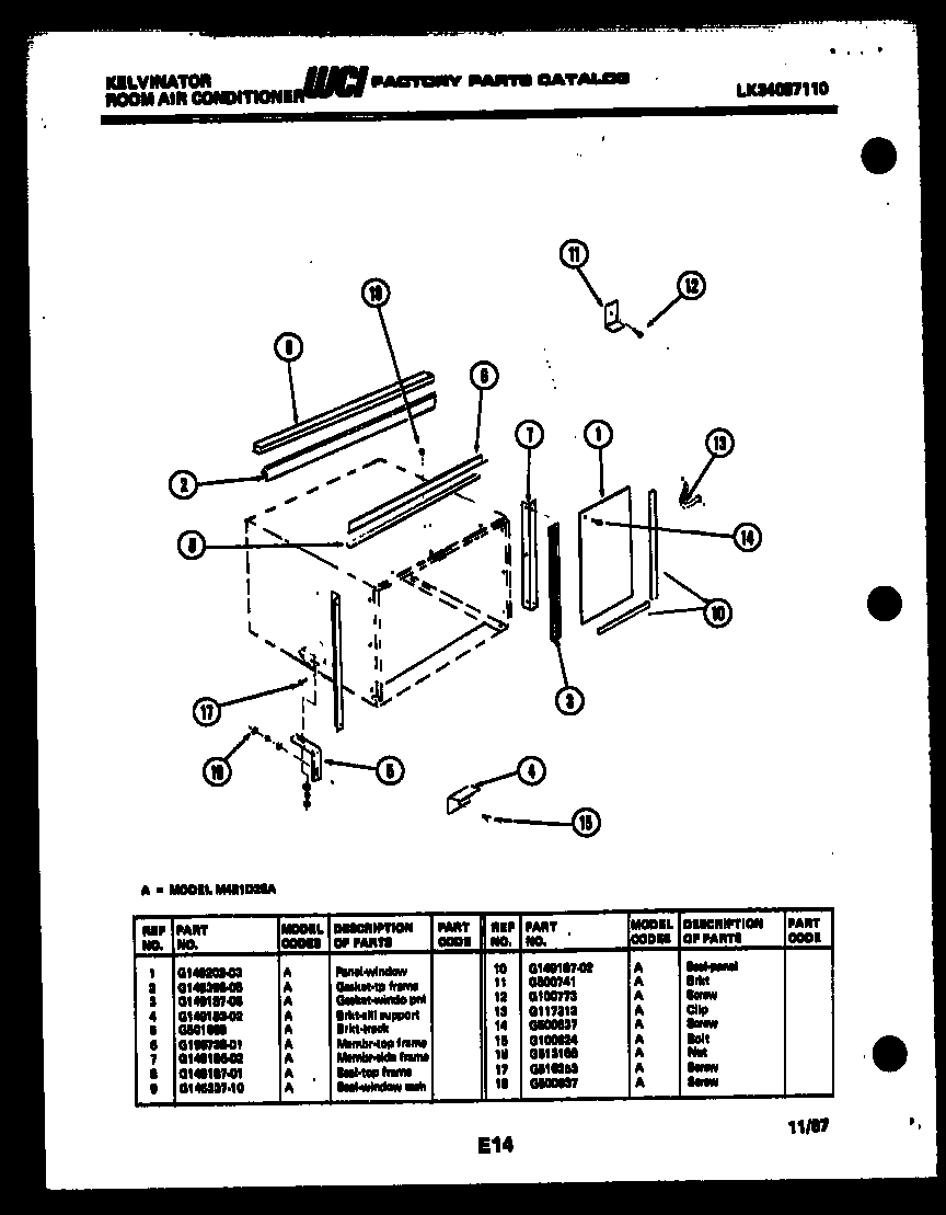 Cabinet parts