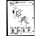 Kelvinator S418C2SB cabinet parts diagram