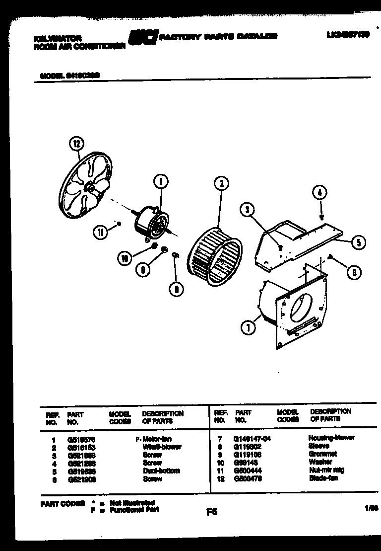 Air handling parts