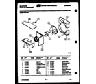 Kelvinator M418F2SA air handling parts diagram