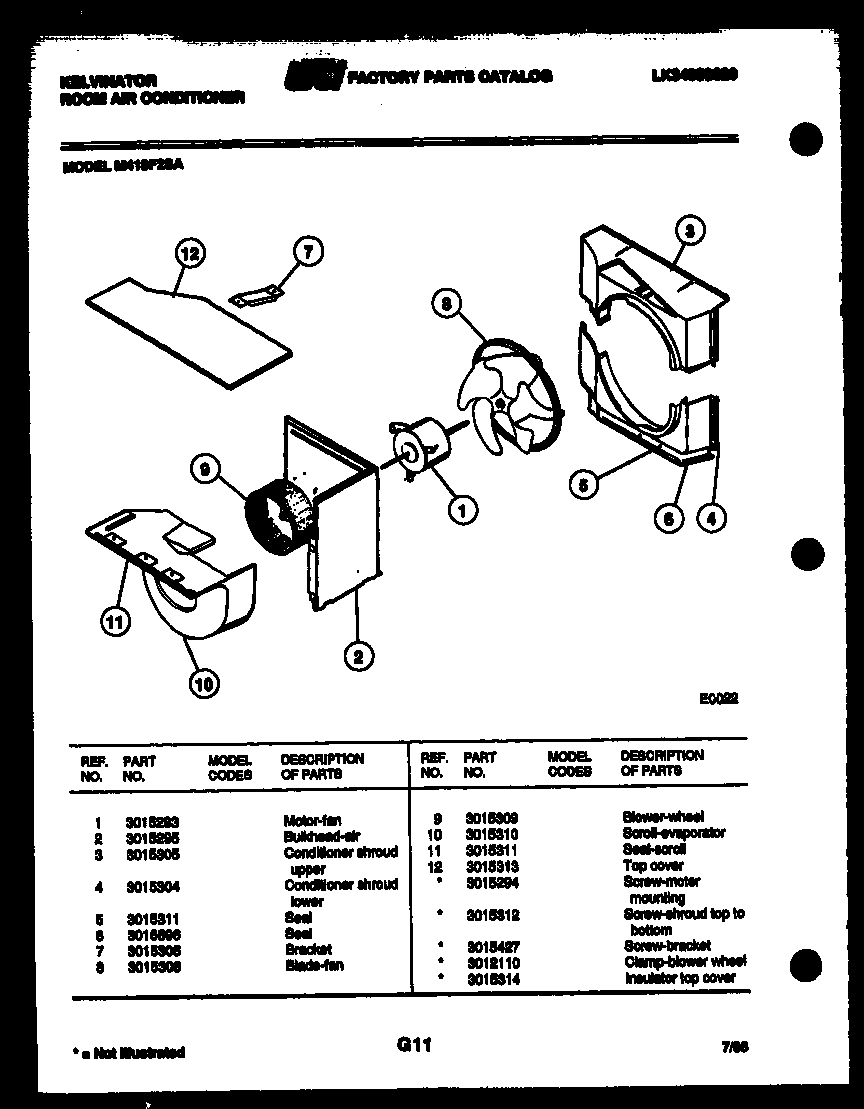 Air handling parts