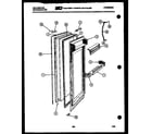 Kelvinator FMK220EN0D refrigerator door parts diagram