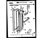 Kelvinator FMW220EN0W refrigerator door parts diagram