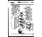 Kelvinator FMW220EN1D shelves and supports diagram