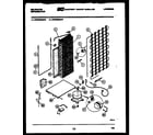 Kelvinator FMW220EN1D system and automatic defrost parts diagram