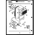 Kelvinator TSI206EN0D system and automatic defrost parts diagram