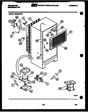 System and automatic defrost parts