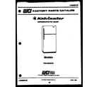 Kelvinator TGK180EN0T cover page diagram