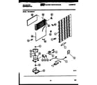 Kelvinator TGK180EN0F system and automatic defrost parts diagram