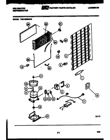 System and automatic defrost parts