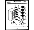 Kelvinator FSK190EN2V shelves and supports diagram
